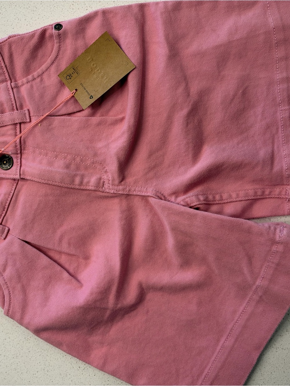 Mini Boden Pink Denim Shorts